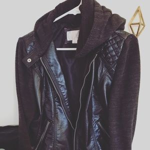 Faux Leather Jacket